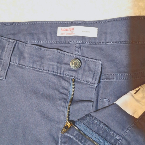 Mens Blueish, Gray Levi Strauss Signature, Athletic Fit Jeans - Picture 5 of 10
